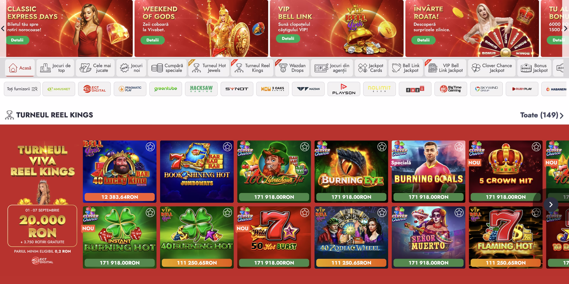VivaBet Casino - Jocuri de noroc online